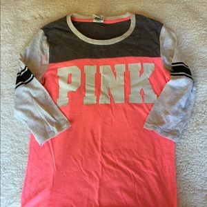 🎀PINK Victorias Secret Baseball Tee🎀