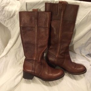 Brown leather Lucky Brand boots size 8