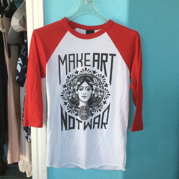 Obey baseball tee