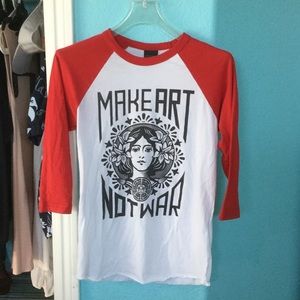 Obey baseball tee