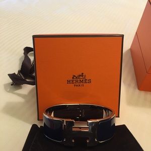 Hermes Clic Clac H Enamel Bracelet