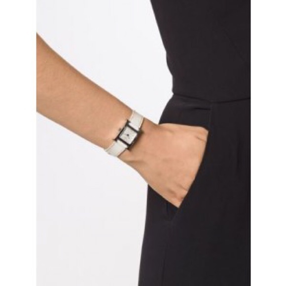 Hermes Ivory Calfskin H Heure PM Watch main image 4