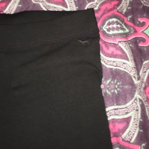 VS PINK Black Leggings