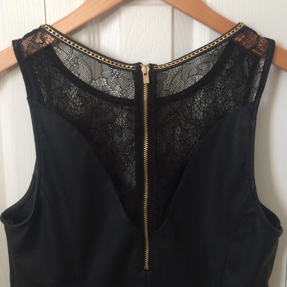 🆕 Express leather and lace top - Picture 4 of 4