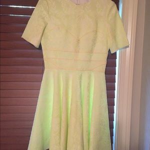 Lace Light Neon Dress