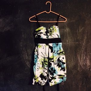 Floral Semi-Formal Dress
