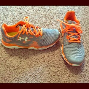 Women's Under Armour athletic shoes.