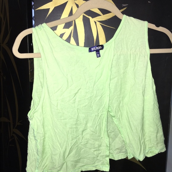 Pastel neon green crop top ! - Picture 1 of 2