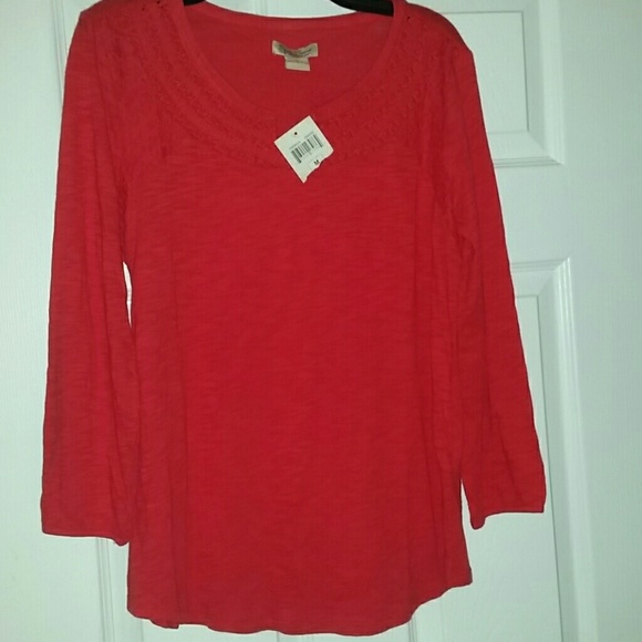 Lucky Brand 3/4 sleeve shirt.  Make an offer