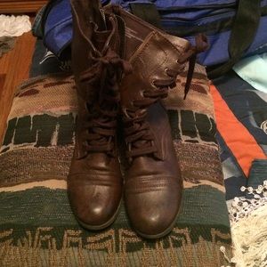 Mossimo supply company lace up boots