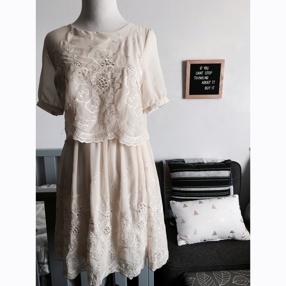 Ivory Lace Dress