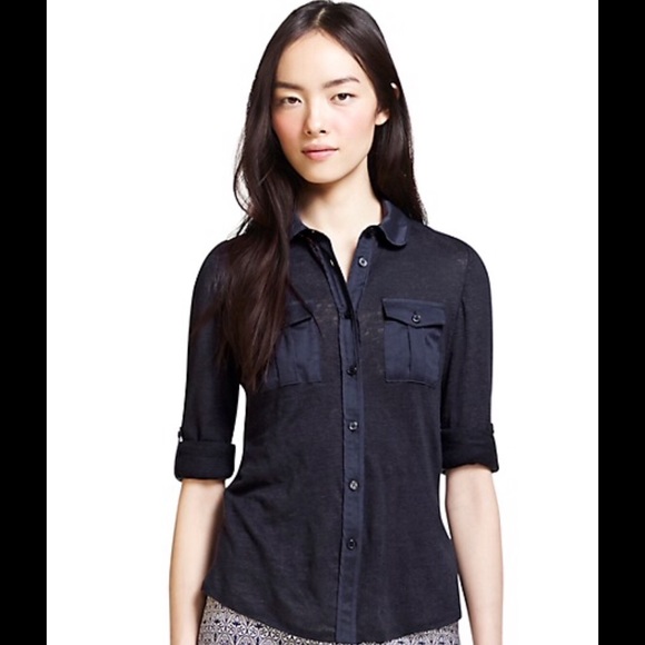 Tory Burch Tops - 🎉HP🎉Tory Burch "Tinley" Top in Navy