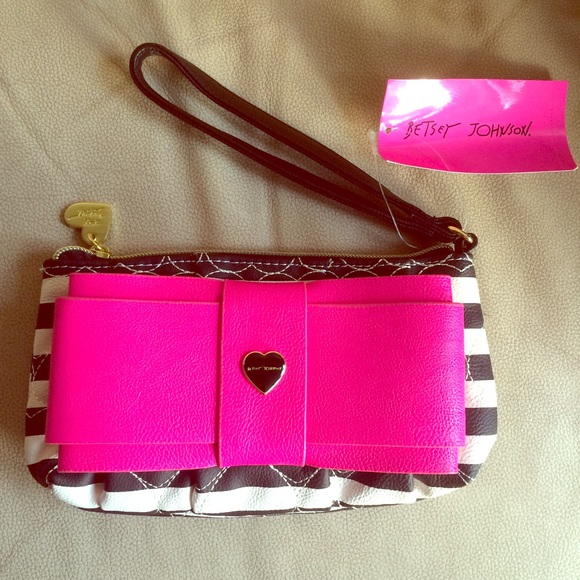 Betsey Johnson wristlet purse