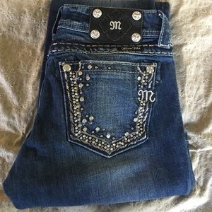 Miss me jeans size 27x31 boot style JE5408B4L