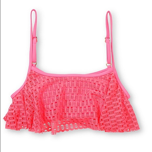 Roxy Ruffle Swim Top - Picture 2 of 3