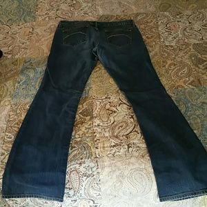 Cute low rise jeans boot cut jeans