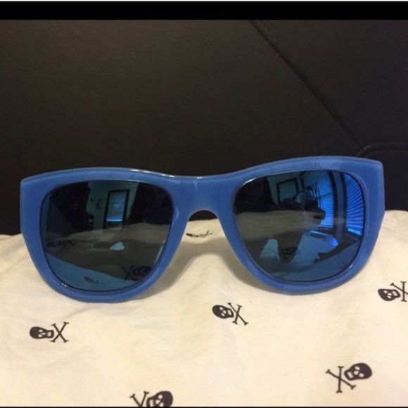 Dolce & Gabbana Blue Mirrored Sunglasses