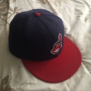 Cleveland Indians official On-Field cap size 7-5/8