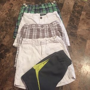 5 cute boys shorts mixed brands 3T