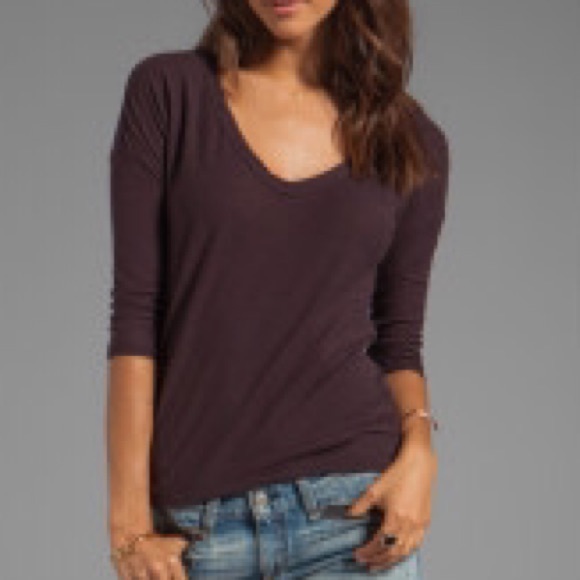 James Perse Tops - Standard James Perse Raglan long sleeve top size 3