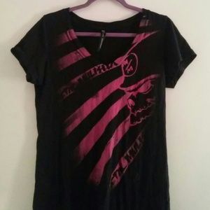 Metal Music V Neck Tee