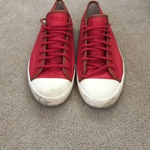Ralph Lauren Polo leather sneakers