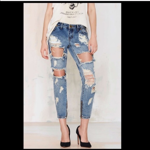 One Teaspoon Trashed Free Birds Vintage😜😎😜😎 - Picture 2 of 7