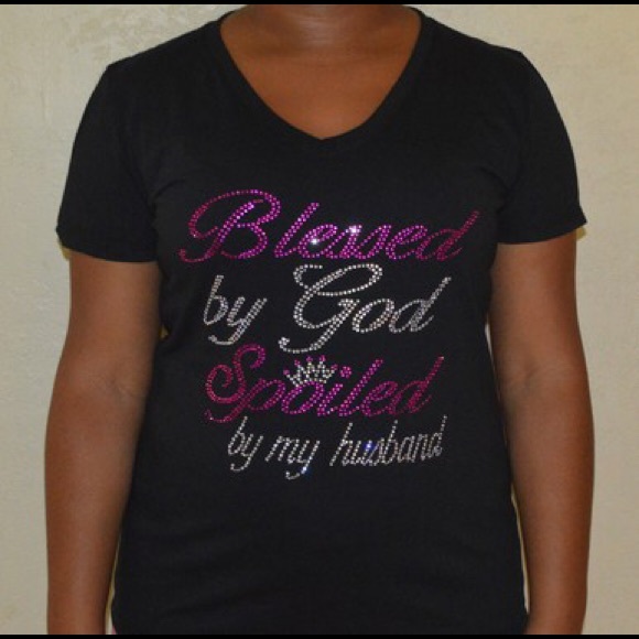 Blessed By God Spoiled By My Husband Tee