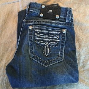 Miss me jeans size 27x33 boot cut Style JW5192B
