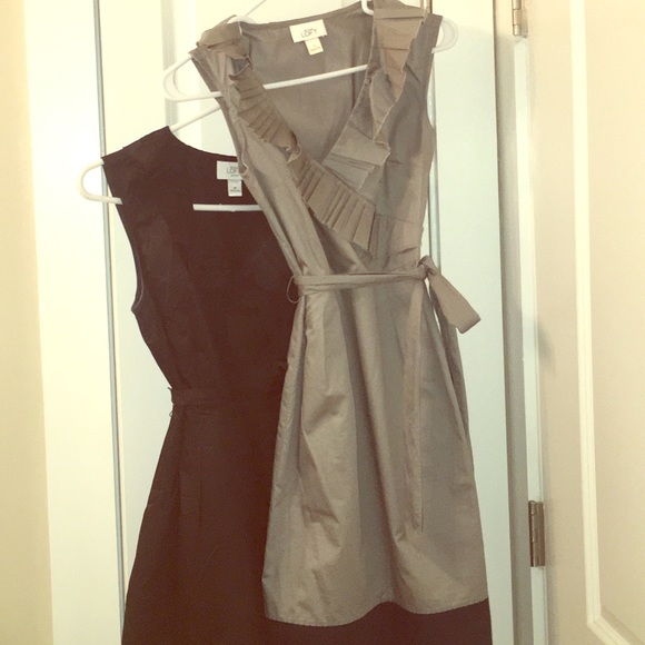 2-4-1 Sale! Grey/Black Dresses w- pockets. Reduced