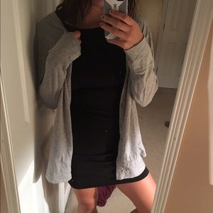 Grey cardigan