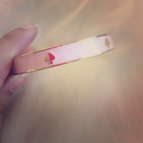 kate spade Jewelry - Kate spade light pink bangle
