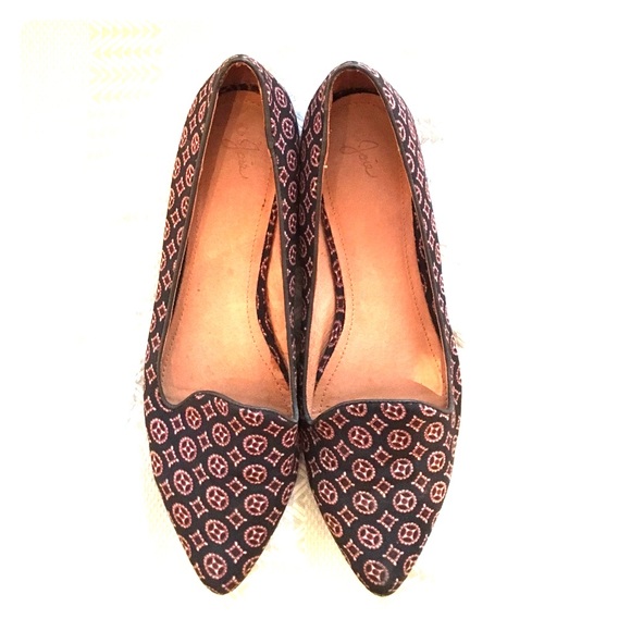 Joie Daydream Vintage Print Smoking Flat