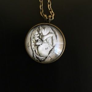Da Vinci Fetus Pendant