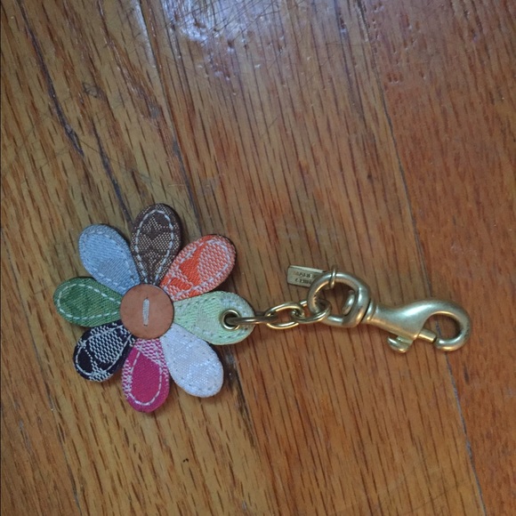 Coach Flower Key Fob