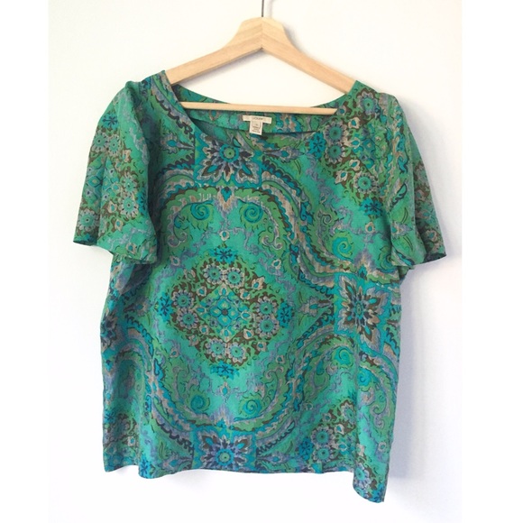 Jcrew silk blouse