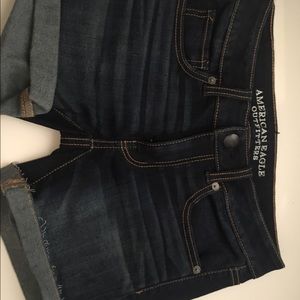 American Eagle Dark Wash jean shorts