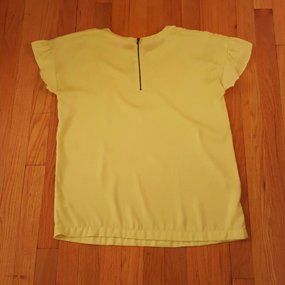 Joe Fresh Lime Blouse - Picture 2 of 2