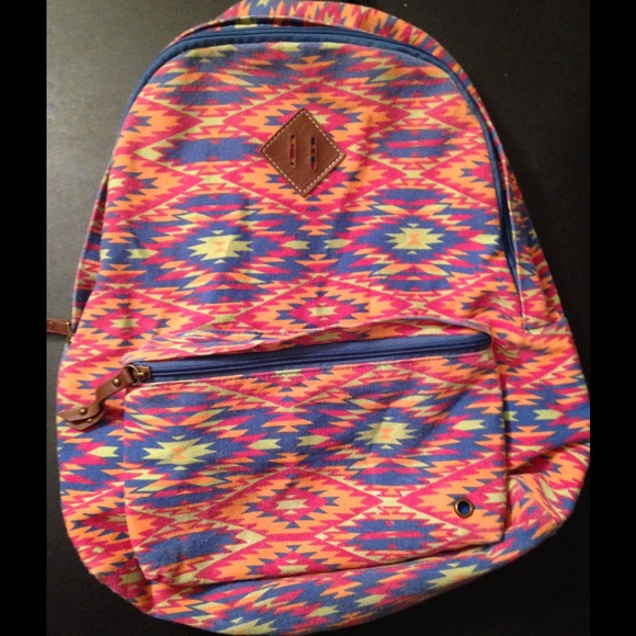 Steve Madden multi-colored Aztec pattern backpack!