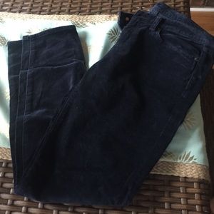 J. Crew Velveteen Toothpick Pants