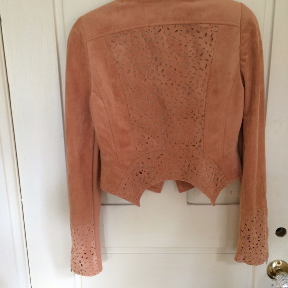 Rose suede jacket BCBG XS - Picture 3 of 4