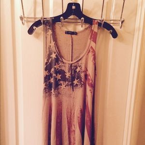 Cute American Flag Racerback Tank top