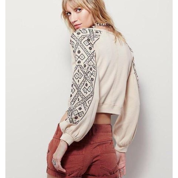 Free People embroidered sweatshirt - Picture 2 of 4