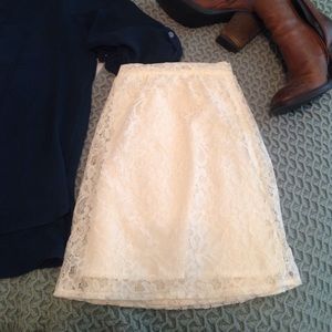 BCBGeneration Skirts - BCBGeneration ivory lace skirt BCBGeneration Skirts - BCBGeneration ivory lace skirt