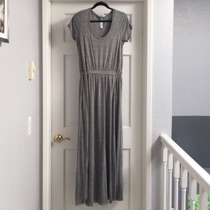 Free people beach grey maxi dress- audrina.