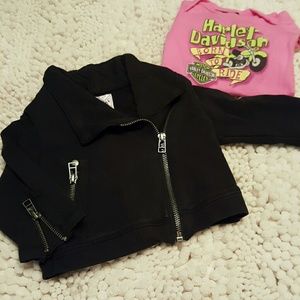 Cute motorcycle infants jacket...