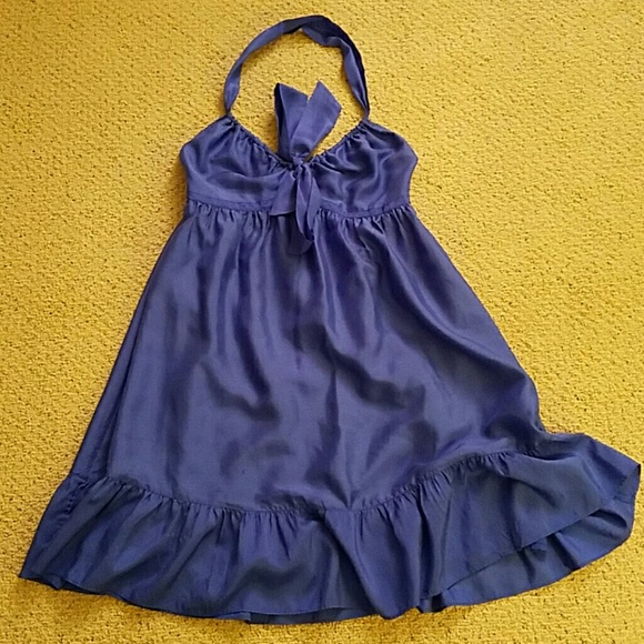 Gorgeous Royal Blue Sundress 100% Silk