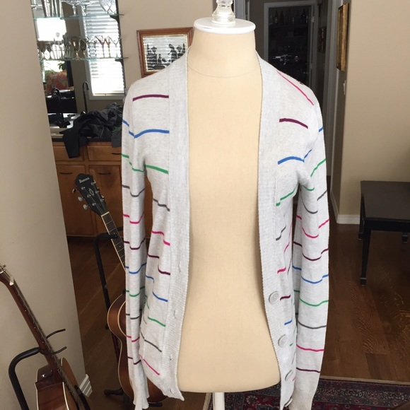 Striped billabong cardigan