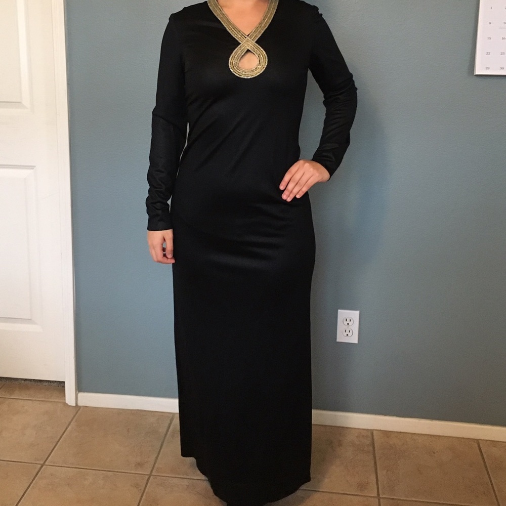Vintage 1970 Black dress