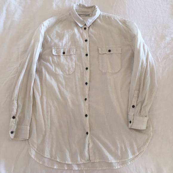 All saints Lightweight Cotton Button Down